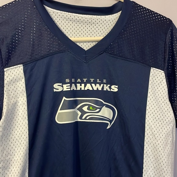 Augusta Sportswear Seattle Seahawks Flag Play Football Reversible Mesh Jersey XL - Picture 5 of 14